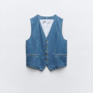 Zara Denim Vest